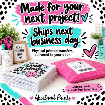 Akerland Prints sublimation transfer dispatch