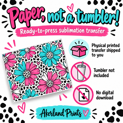 Akerland Prints sublimation tumbler transfer whats included