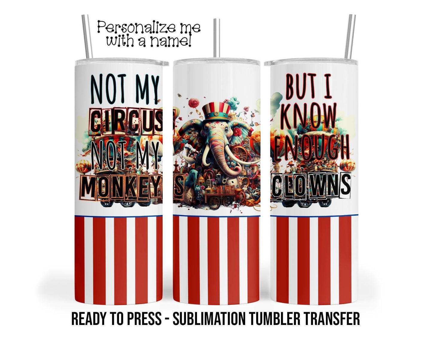 Sublimation Tumbler Transfer – 20 oz & 30 oz Tumbler Wraps | Ready to Press Heat Transfers
