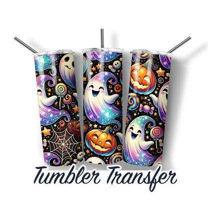 Halloween Tumbler Transfer -  Sublimation Transfer Print For 20 oz Tumblers - 30 oz Tumblers - Ready To press - Heat Transfers