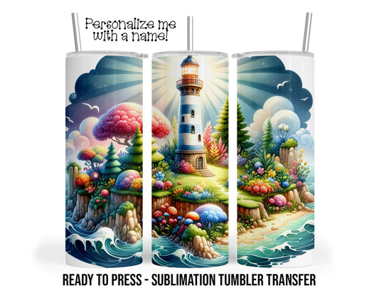Sublimation Tumbler Transfer - Ready To Press Heat Transfer Print For 20 oz Skinny Tumbler