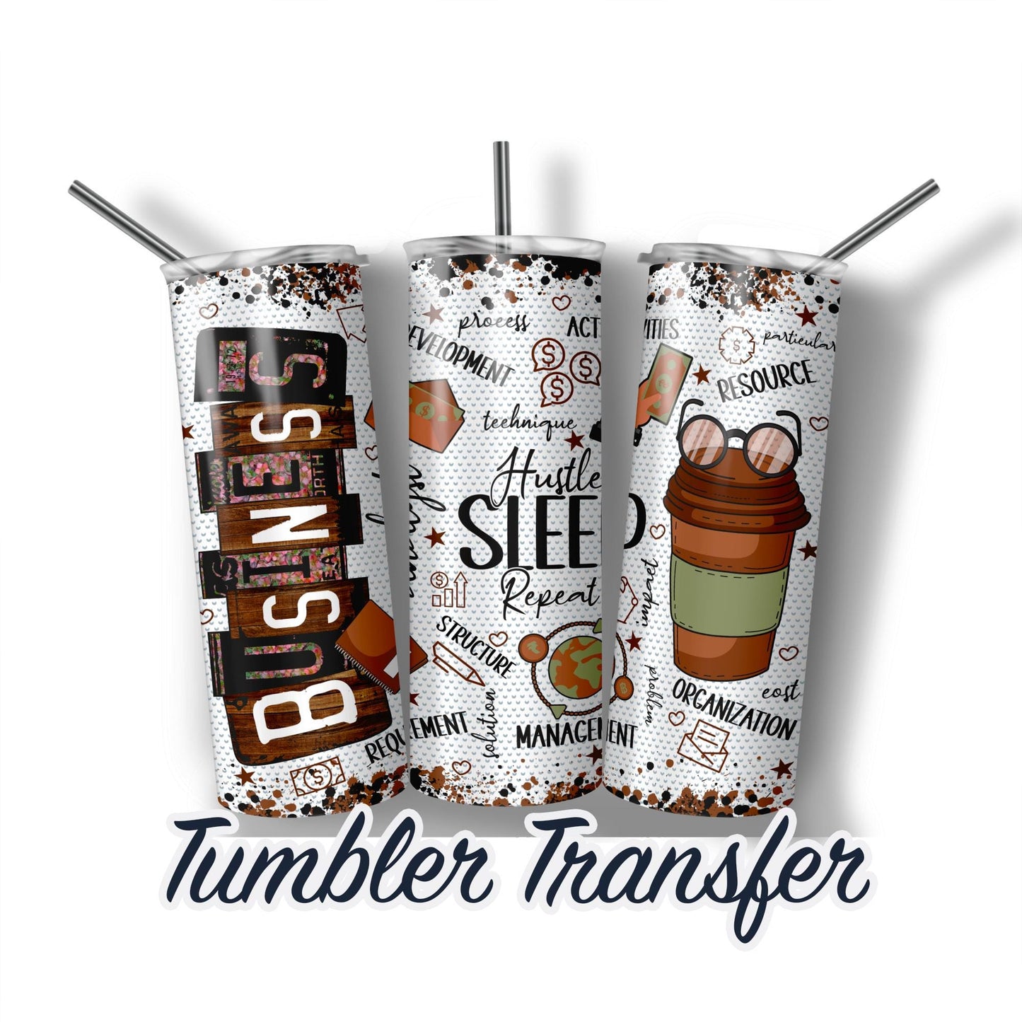 Business Analyst Sublimation Transfer Print For 20 oz - 30 oz Tumbler - Ready To press - Heat Transfers SHIPS NEXT DAY