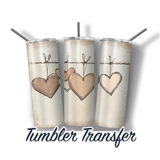 Valentines Sublimation Transfer Print 20 oz Tumblers - 30 oz Tumblers - Ready To press - Heat Transfers SHIPS NEXT DAY