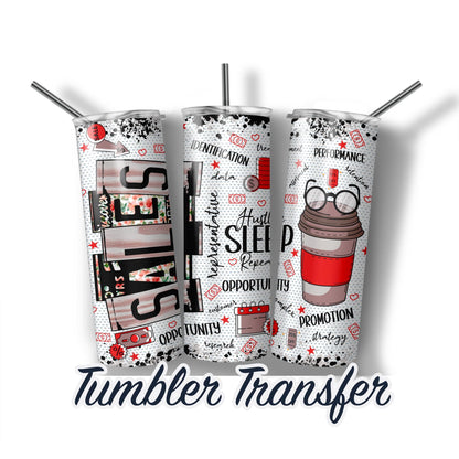 Sales Representative Sublimation Transfer Print For 20 oz - 30 oz Tumbler - Ready To press - Heat Transfers  SHIPS NEXT DAY