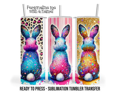 Easter Sublimation Tumbler Transfer Print 20 oz or 30 oz Tumblers - Ready To press Heat Transfers SHIPS NEXT DAY