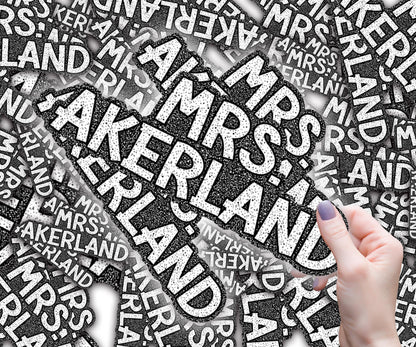 Classroom whiteboard Magnets, Black and White Composition Theme, 3in x 10in, Custom Classroom Magnets, Mon-Fri, Jan-Feb, Homework or Custom