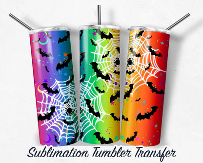 Halloween  Sublimation Transfer Print For 20 oz Tumblers - 30 oz Tumblers - Ready To press - Heat Transfers SHIPS NEXT DAY