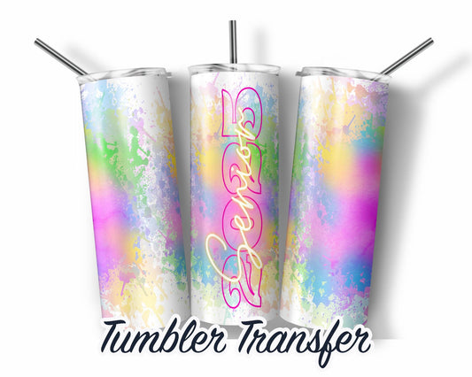 Class of 2025  Sublimation Transfer Print For 20 oz Tumbler - 30 oz Skinny Tumbler - Ready To press - Heat Transfers SHIPS NEXT DAY