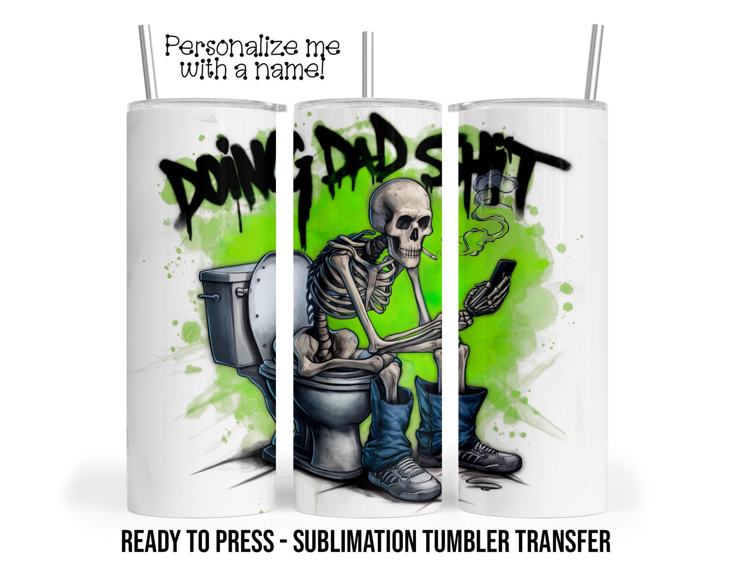 Sublimation Tumbler Transfer Print 20oz Tumbler, Ready To press Heat Transfer SHIPS NEXT DAY