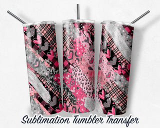 Valentines  Sublimation Transfer Print For 20 oz Tumblers - 30 oz Tumblers - Ready To press - Heat Transfers SHIPS NEXT DAY