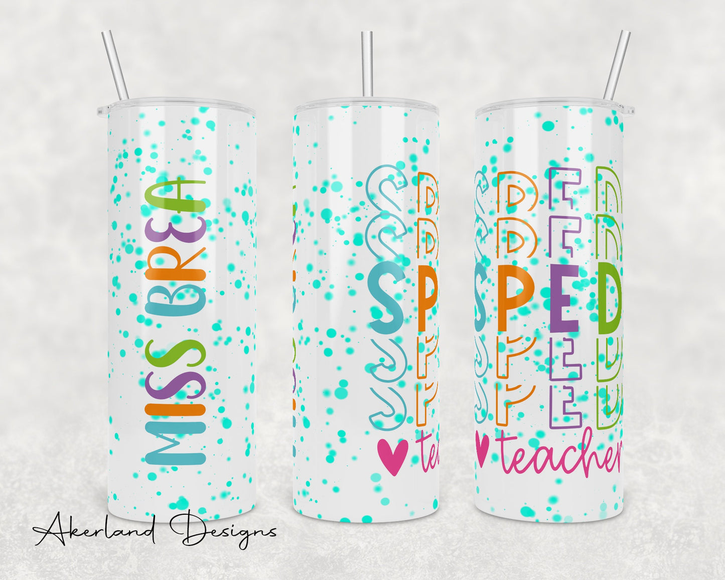 Special Education Teacher / 20oz Sublimation Tumbler Design - PNG Digital Download