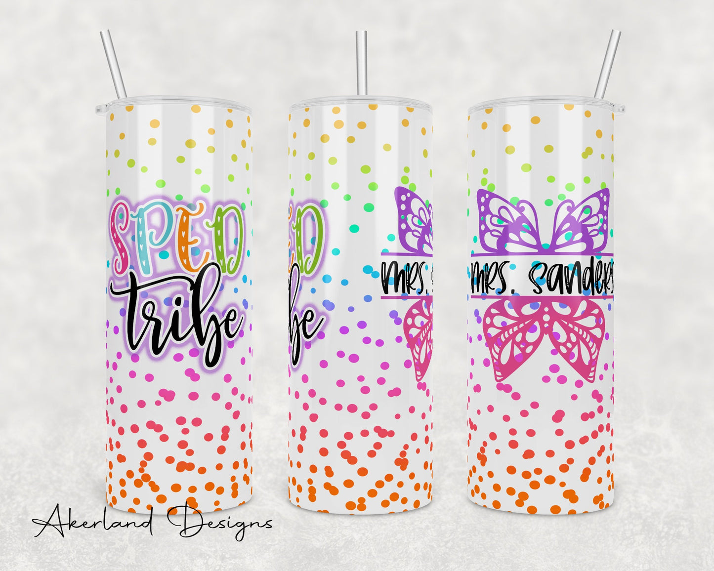 Special Ed  Sublimation Transfer Print For 20 oz Tumblers - 30 oz Tumblers - Ready To press - Heat Transfers