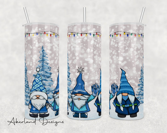 Christmas Gnome  Sublimation Transfer Print For 20 oz Tumblers - 30 oz Tumblers - Ready To press - Heat Transfers