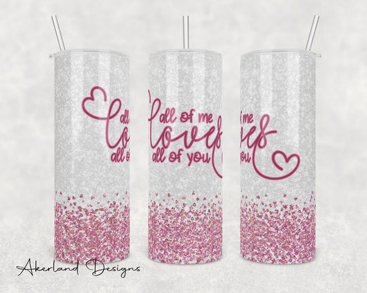 Valentines Day  Sublimation Transfer Print For 20 oz Tumblers - 30 oz Tumblers - Ready To press - Heat Transfers