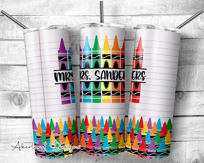 Teacher  Sublimation Transfer Print For 20 oz Tumblers - 30 oz Tumblers - Ready To press - Heat Transfers