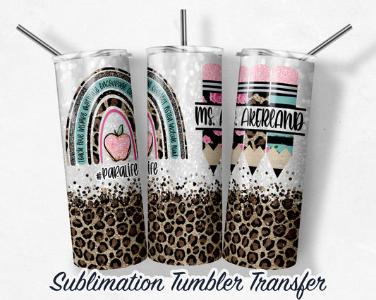 Para Life -  Sublimation Transfer Print For 20 oz Tumblers - 30 oz Tumblers - Ready To press - Heat Transfers