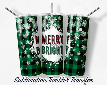 Christmas  Sublimation Transfer Print For 20 oz Tumblers - 30 oz Tumblers - Ready To press - Heat Transfers