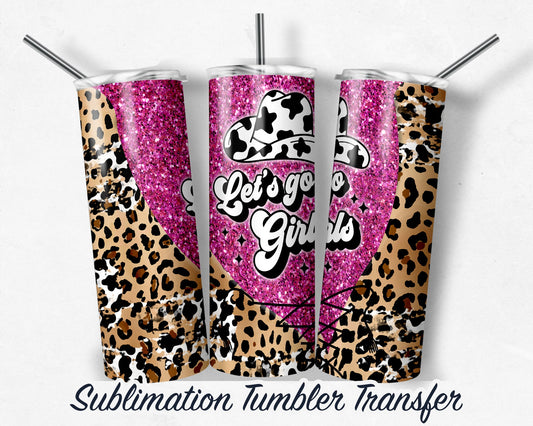 Country Girl  Sublimation Transfer Print For 20 oz Tumblers - 30 oz Tumblers - Ready To press - Heat Transfers