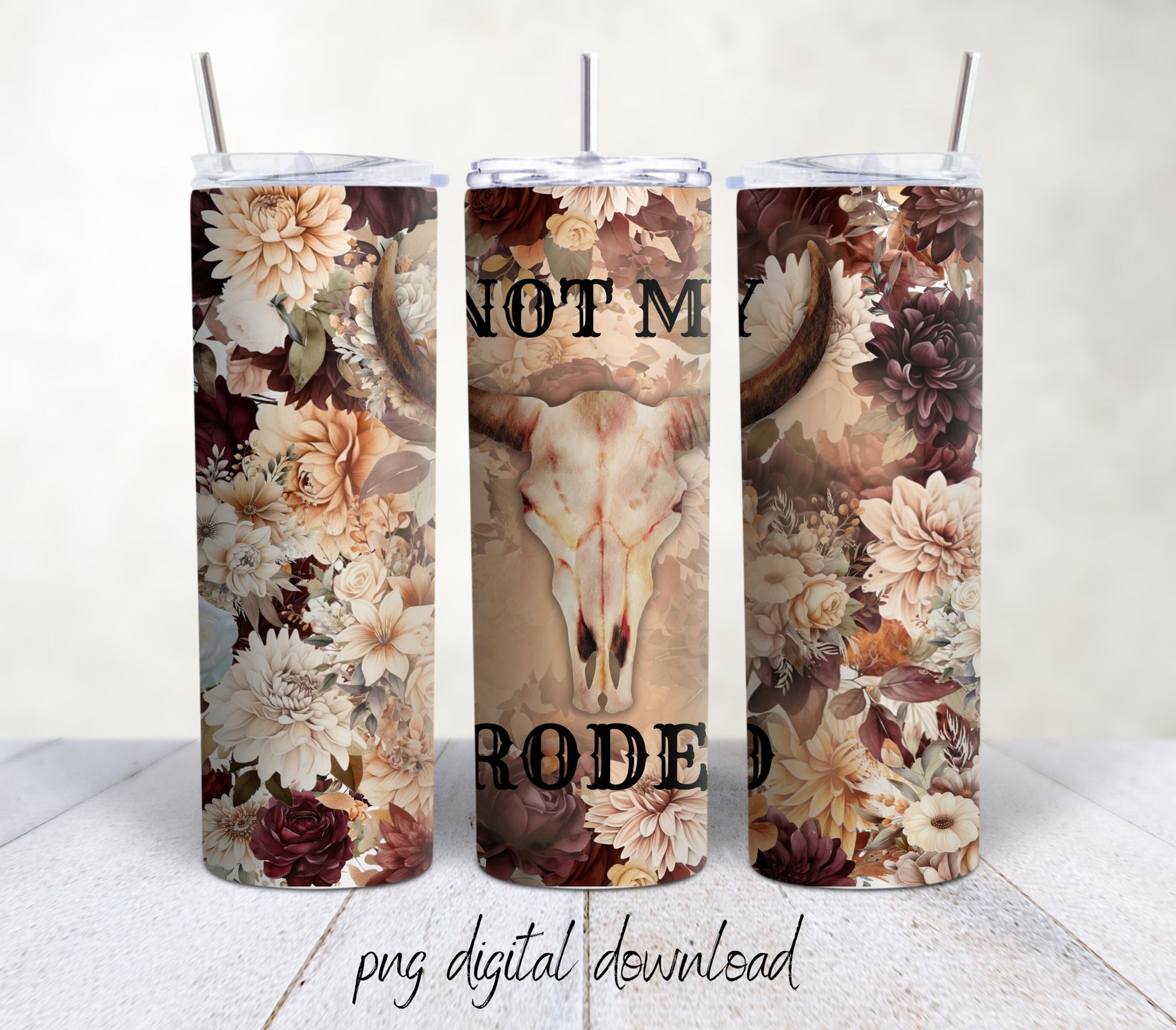 Cactus Flamingos - 20oz Sublimation Tumbler Design - PNG Digital Download