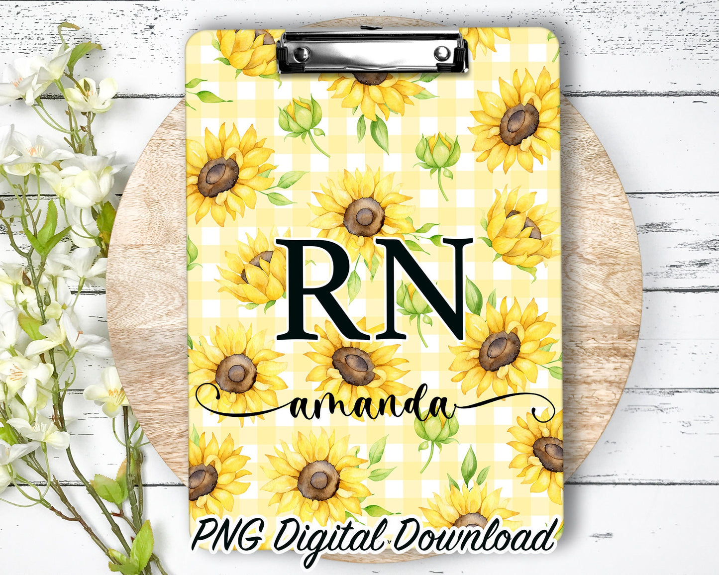 Clipboard Sublimation PNG Design | 9.1W by 12.6H | 300 dpi | PNG Digital Download