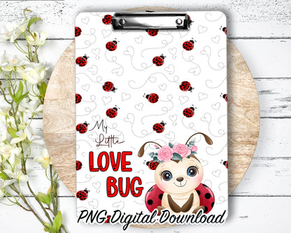 Clipboard Sublimation PNG Design | 9.1W by 12.6H | 300 dpi | PNG Digital Download