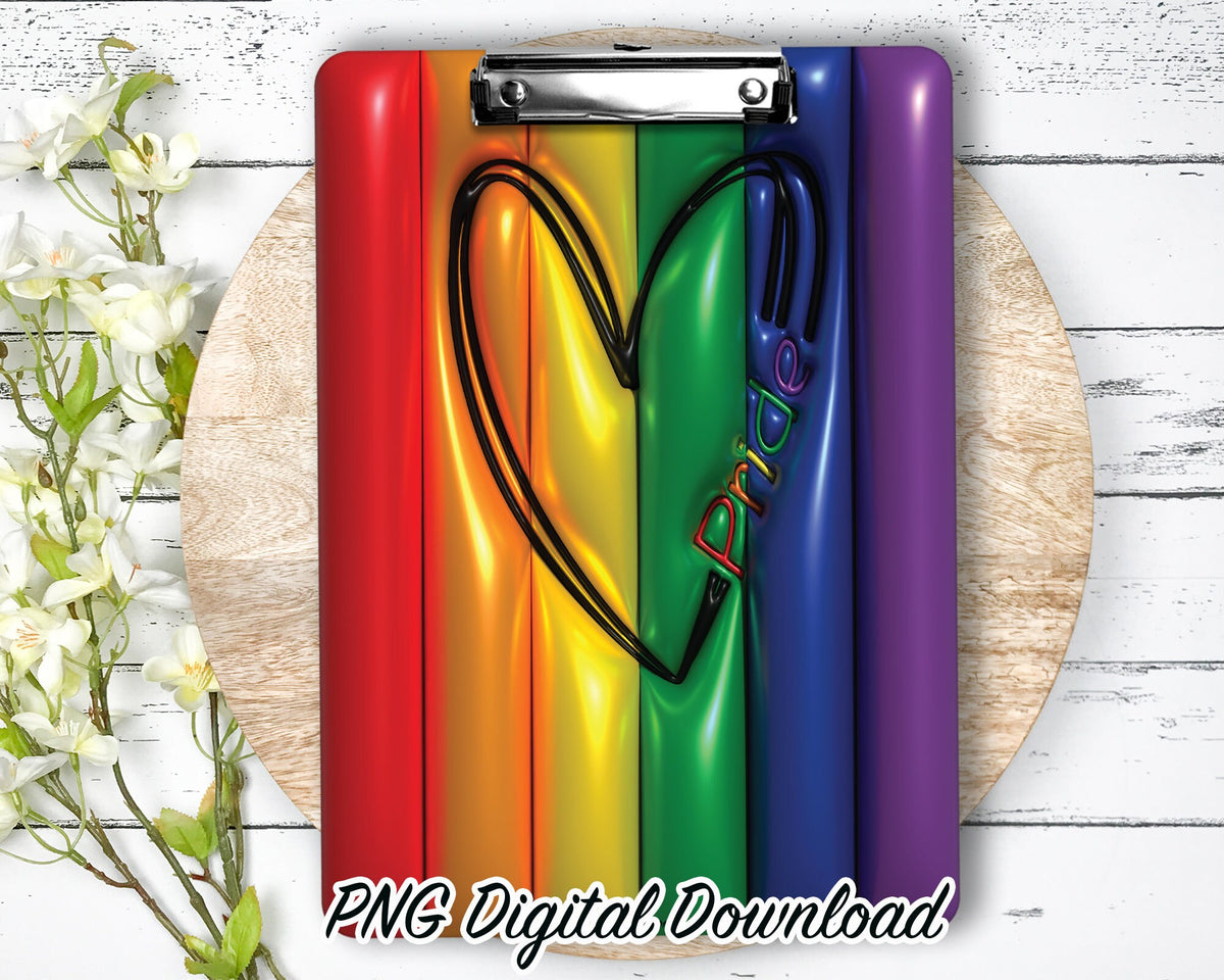 Clipboard Sublimation PNG Design | 9.1W by 12.6H | 300 dpi | PNG Digital Download