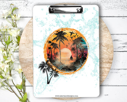 Clipboard Sublimation PNG Design | 9.1W by 12.6H | 300 dpi | PNG Digital Download