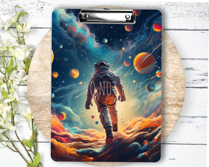 Space Clipboard Sublimation Design | 9.1W by 12.6H | 300 dpi | PNG Digital Download