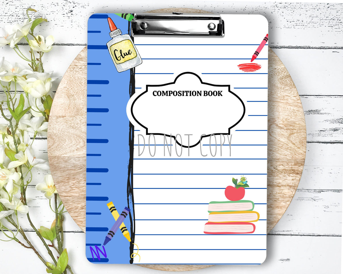 Clipboard Sublimation PNG Design | 9.1W by 12.6H | 300 dpi | PNG Digital Download