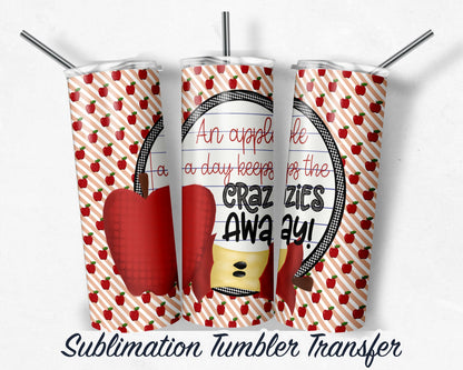 Teacher -  Sublimation Transfer Print For 20 oz Tumblers - 30 oz Tumblers - Ready To press - Heat Transfers