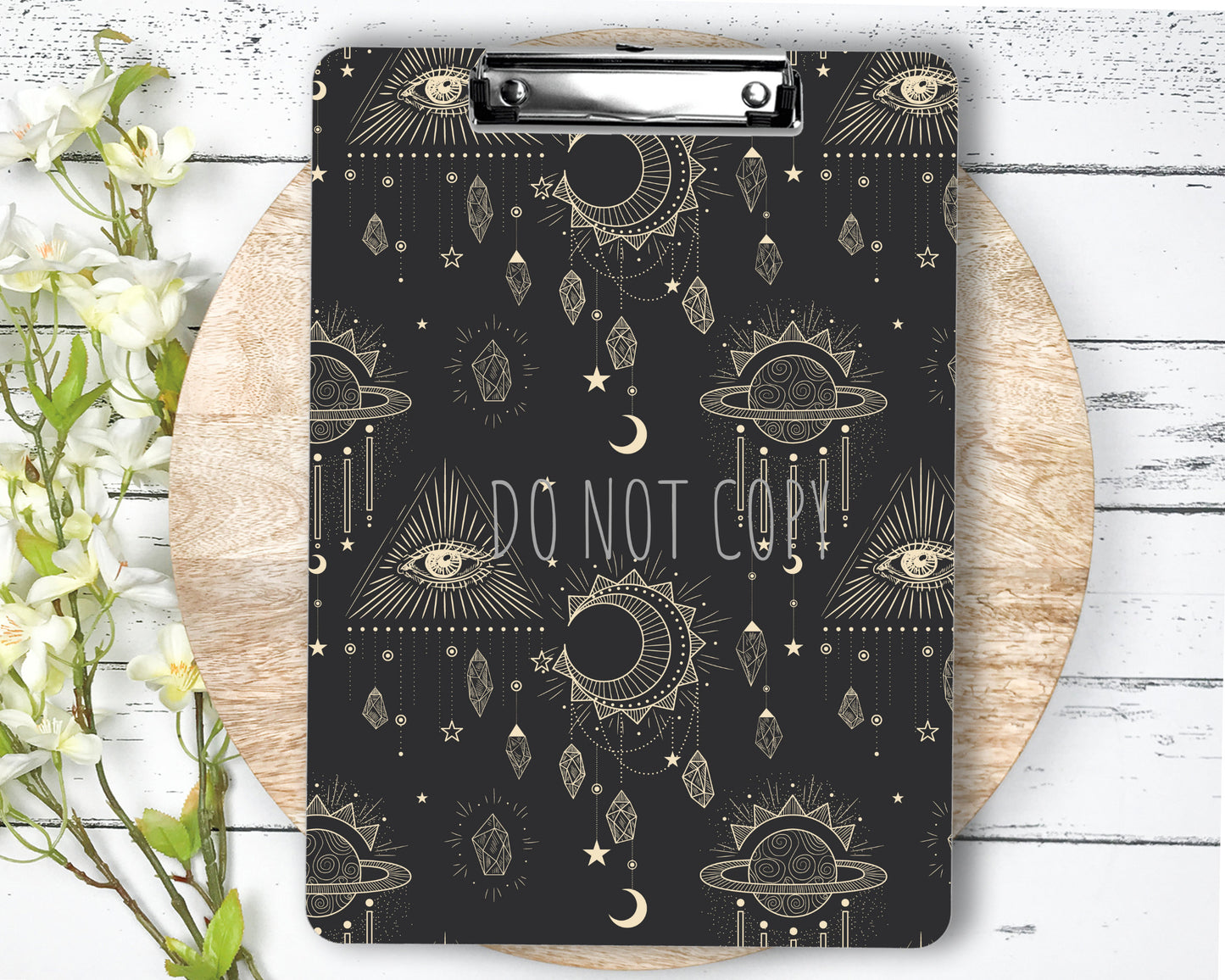 Moon And Sun Clipboard Sublimation PNG Design | 9.1W by 12.6H | 300 dpi | PNG Digital Download