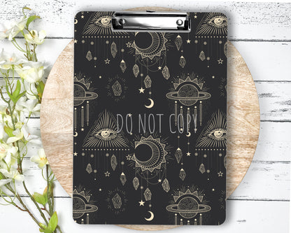 Moon And Sun Clipboard Sublimation PNG Design | 9.1W by 12.6H | 300 dpi | PNG Digital Download