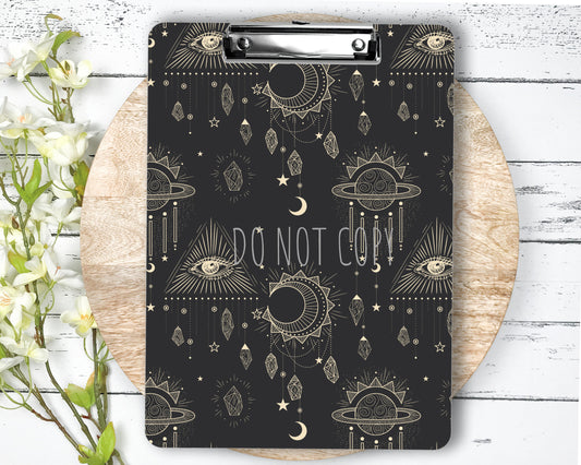 Moon And Sun Clipboard Sublimation PNG Design | 9.1W by 12.6H | 300 dpi | PNG Digital Download