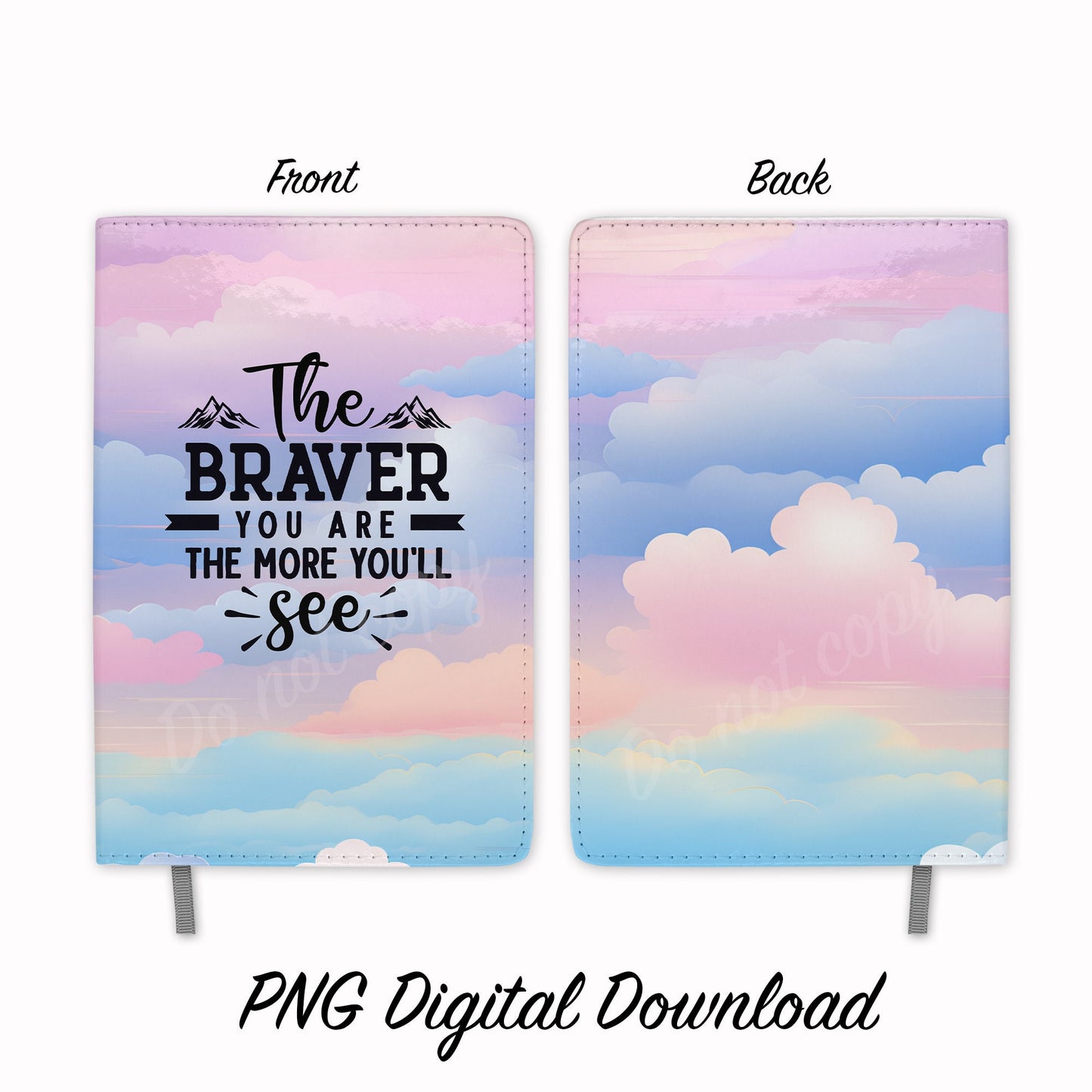 Inspirational Sublimation Journals Design PNG Digital Download