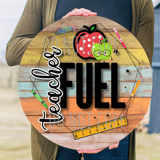 12" Round Classroom Door Sign Design- Sublimation Door Signs - PNG Digital Download