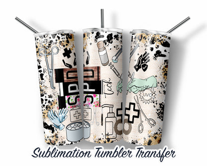 SPD Tech  Sublimation Transfer Print For 20 oz - 30 oz Skinny Tumbler - Ready To press - Heat Transfer