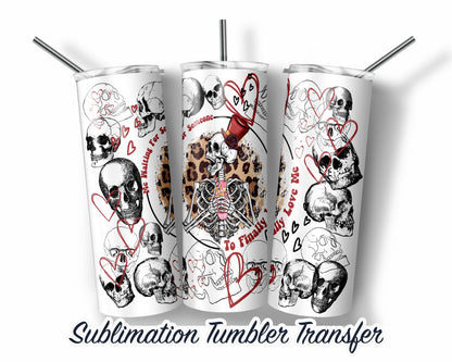 Adult Funny Humor  Sublimation Transfer Print For 20 oz Tumbler - 30 oz Skinny Tumbler - RTP - Heat Transfers