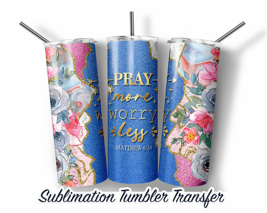 Bible Church  Sublimation Transfer Print For 20 oz Tumbler - 30 oz Skinny Tumbler - Ready To press - Heat Transfers