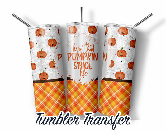 Fall Theme  Sublimation Transfer Print For 20 oz Tumblers - 30 oz Tumblers - Ready To press - Heat Transfers