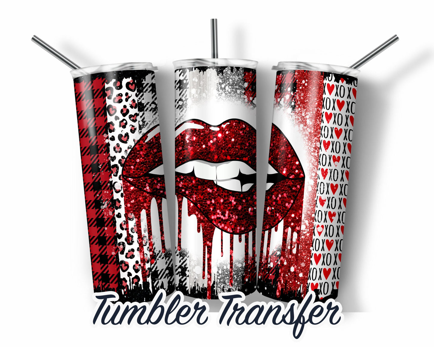 Valentine's  Sublimation Transfer Print For 20 oz Tumblers - 30 oz Tumblers - Ready To press - Heat Transfers