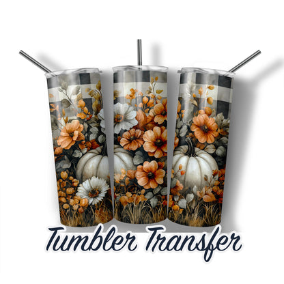 Fall  Sublimation Transfer Print For 20 oz Tumblers - 30 oz Tumblers - Ready To press - Heat Transfers