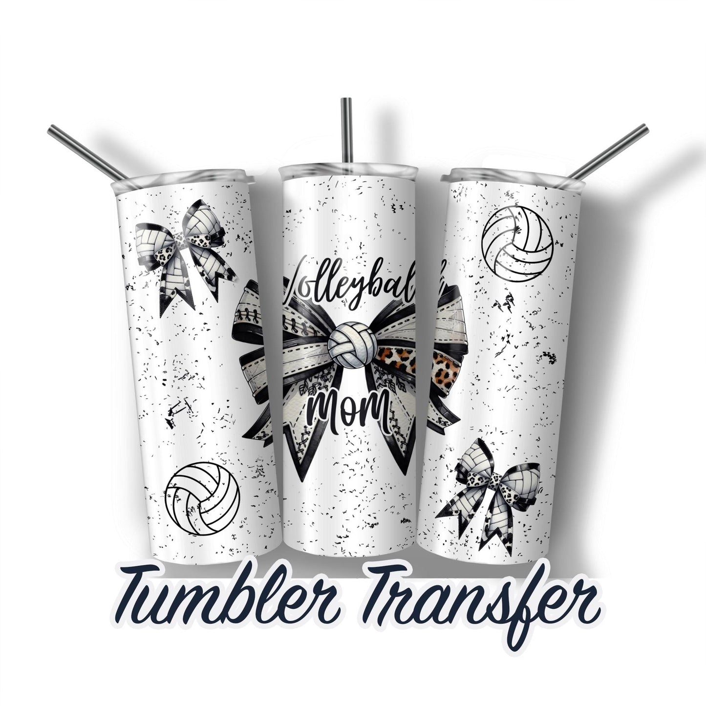 Volleyball Sublimation Transfer Print For 20oz Tumblers-30oz Tumblers Ready To press Transfers Ships Next Day