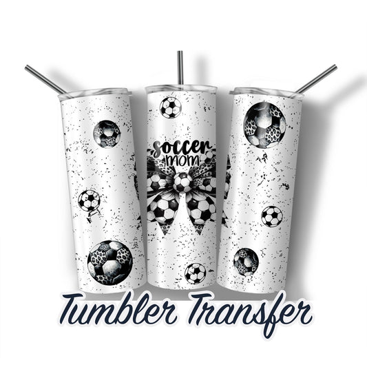 Soccer Sublimation Transfer Print For 20oz Tumblers-30oz Tumblers Ready To press Transfers Ships Next Day