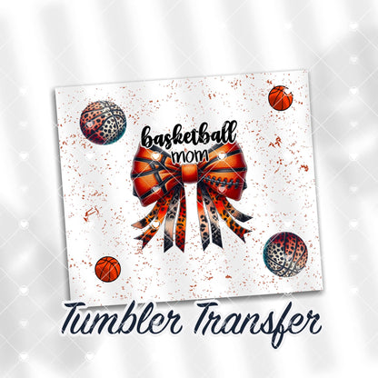 Basketball Coquette Sublimation Transfer Print For 20oz Tumblers-30oz Tumblers Ready To press Transfers Ships Next Day