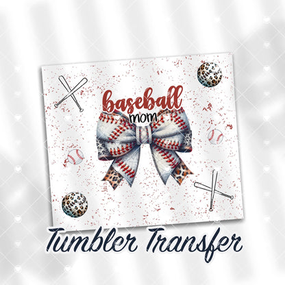 Baseball Coquette Sublimation Transfer Print For 20oz Tumblers-30oz Tumblers Ready To press Transfers Ships Next Day