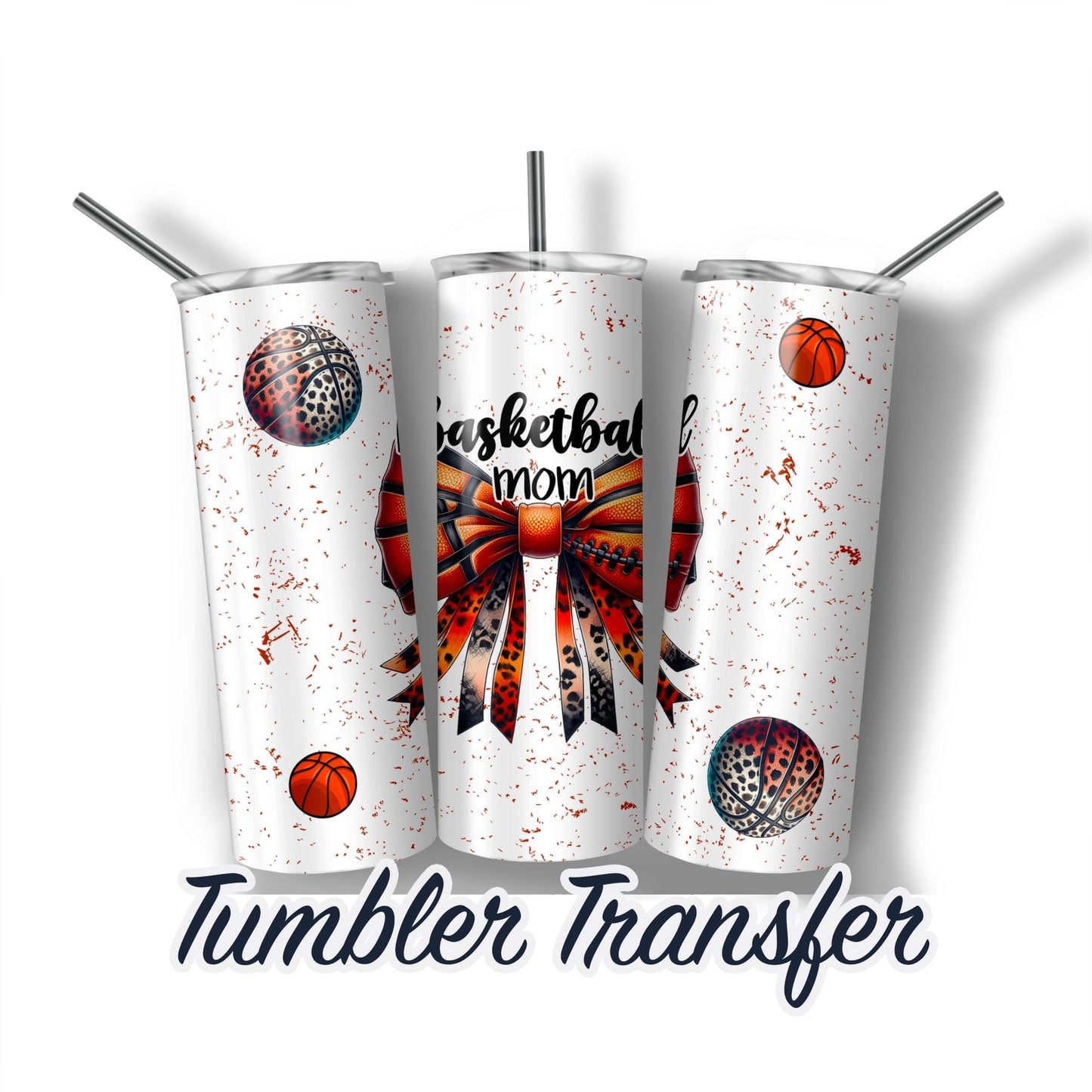 Basketball Coquette Sublimation Transfer Print For 20oz Tumblers-30oz Tumblers Ready To press Transfers Ships Next Day