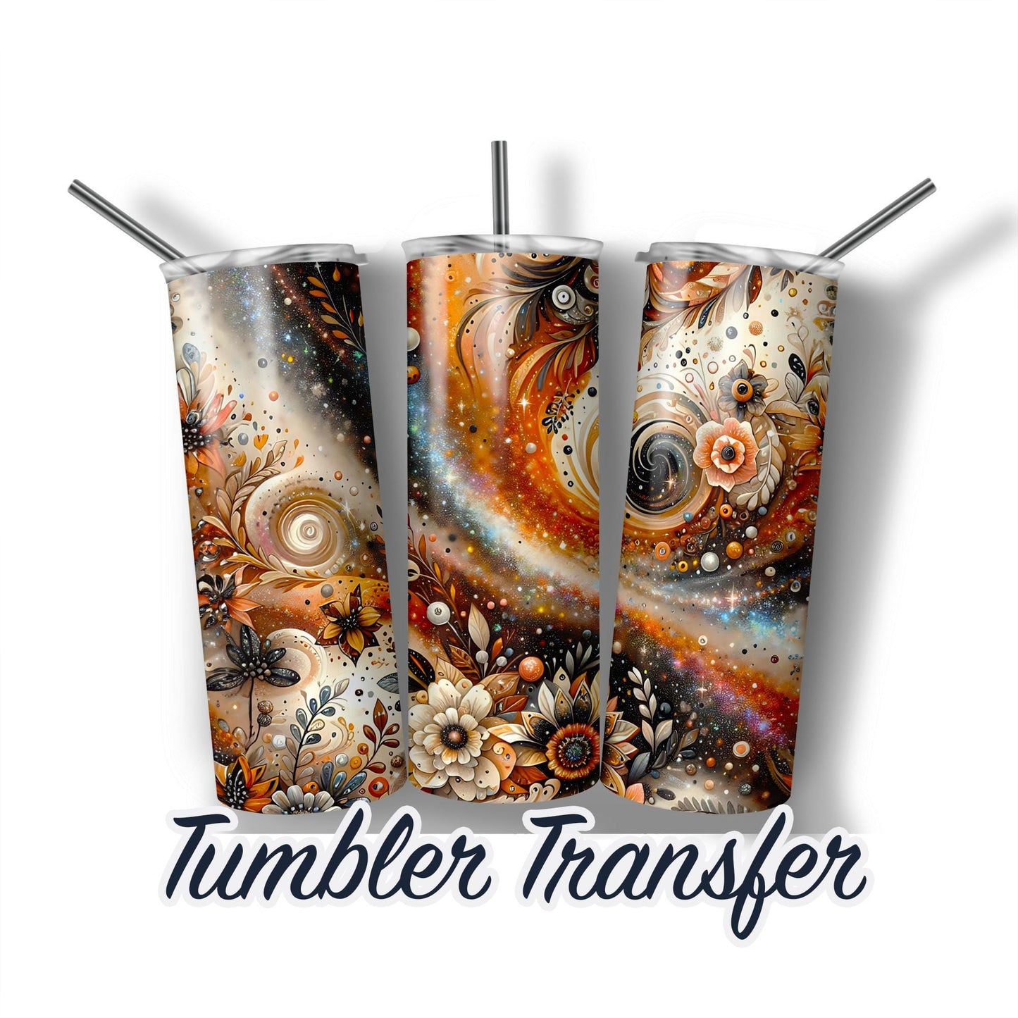 Fall Ready to Press Sublimation Transfer Print 20 oz - 30 oz Tumblers  Ships Next Day