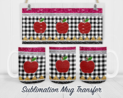 Teacher Sublimation Mug Transfer Print For 11 oz - 15 oz Mugs - Ready To press Heat Transfer SHIPS NEXT DAY