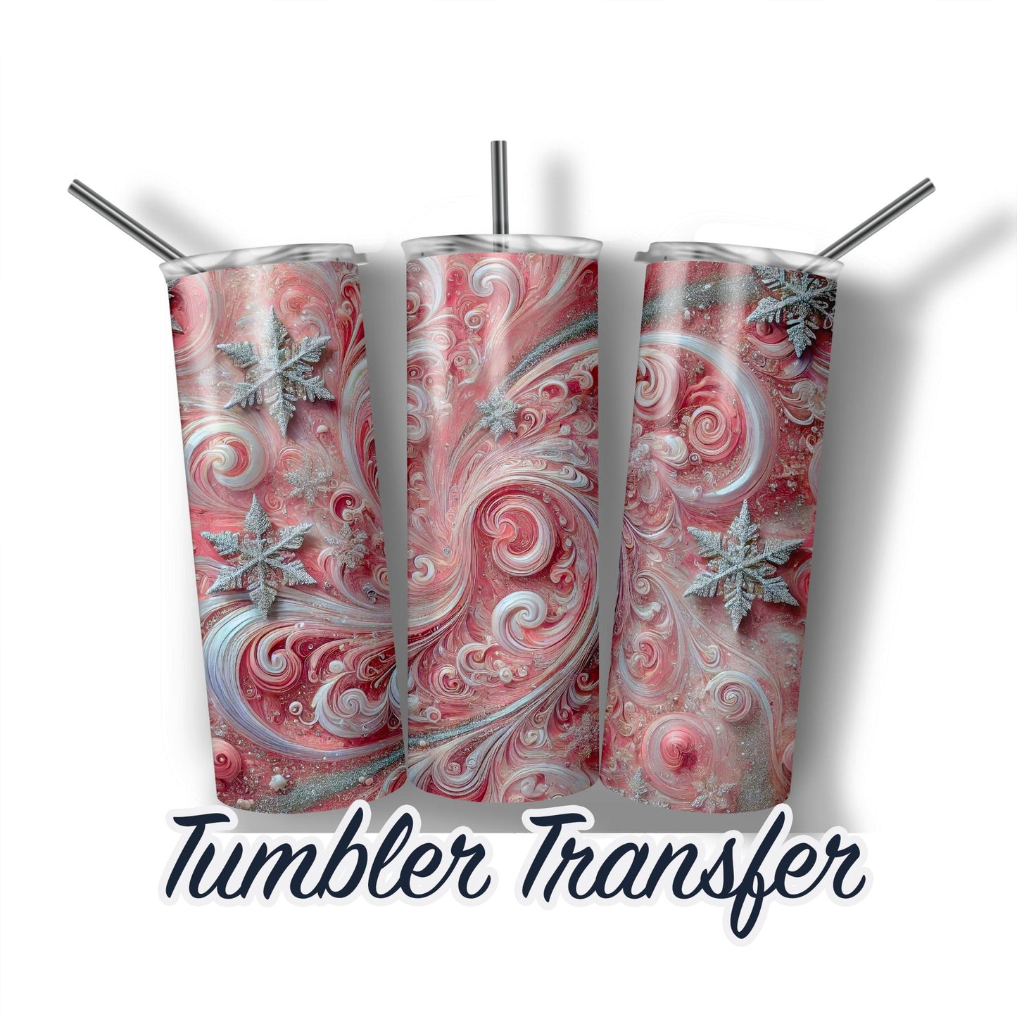 Christmas Sublimation Transfer Print For 20 oz Tumblers - 30 oz Tumblers - Ready To press - Heat Transfers SHIPS NEXT DAY