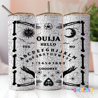 Spirit Board Design - 20 oz Sublimation Tumbler Design PNG Digital Download (Great for GLOW in the DARK Tumblers)